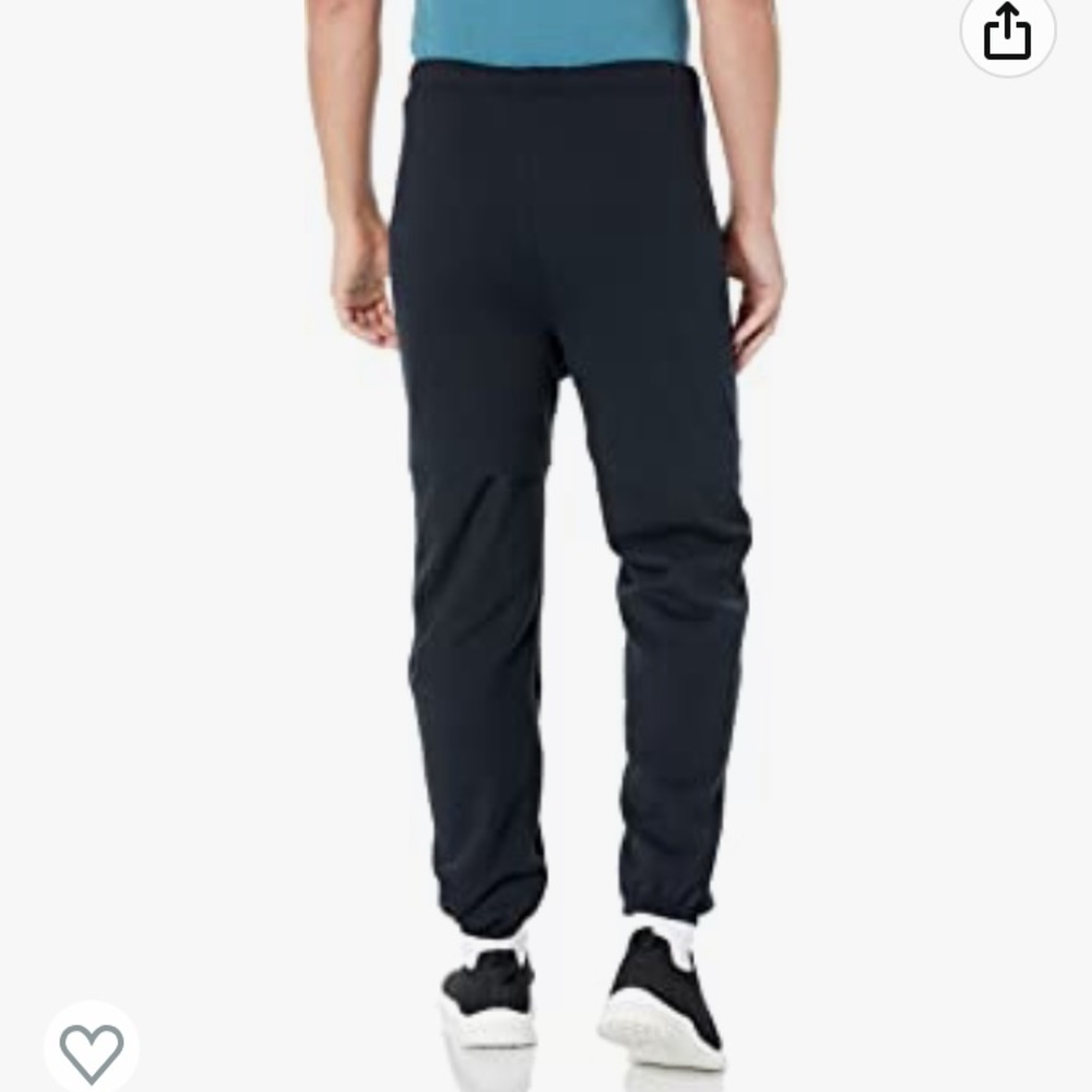 Black Jogger Sweatpants Elastic bottoms NWOT - Picture 3 of 3